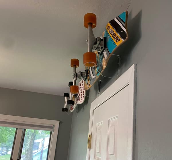 1 par Skateboardväggfästen, ZQKLA
