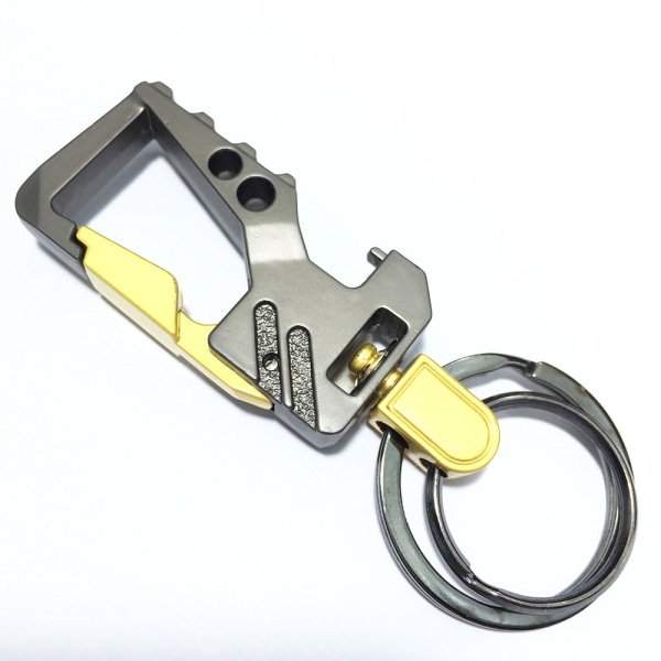 Car key ring with bottle opener - 2 metal rings,ZQKLA