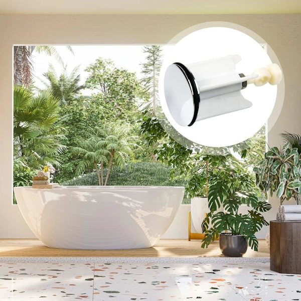 Universal Avloppsplugg för Badrumshandfat 39mm, ZQKLA
