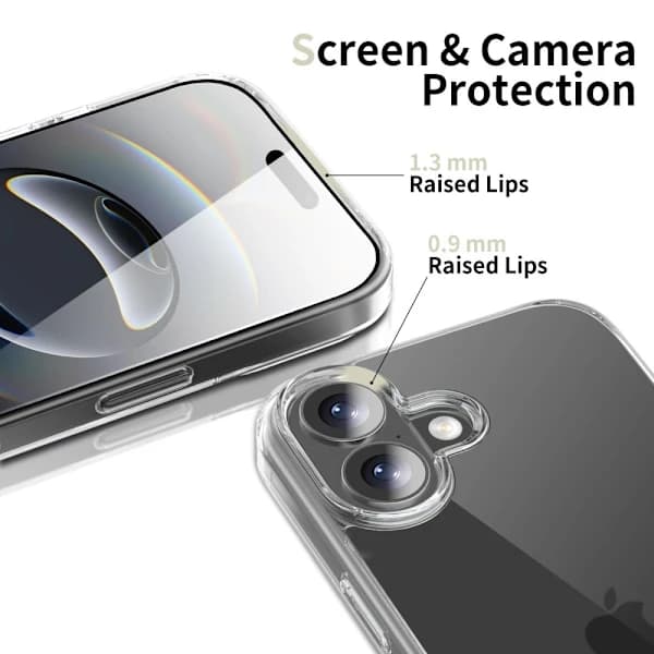 Tech-Protect iPhone 17 Cover FlexAir Hybrid Transparent,su