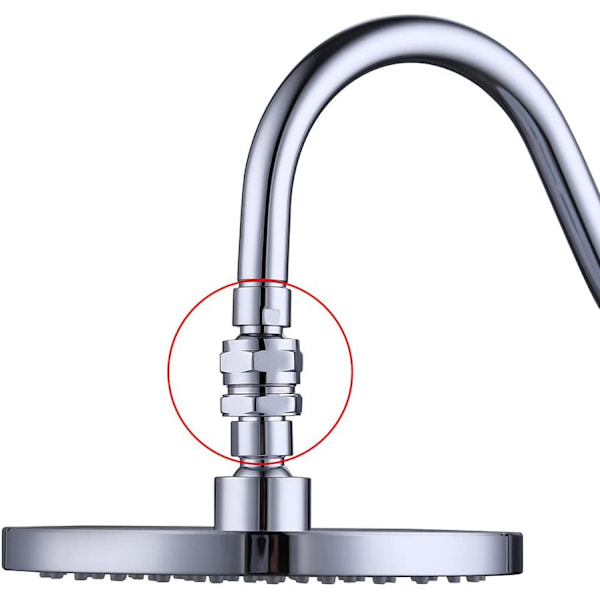 （Kromad）Duschfog kulled duschhuvud adapter kulled, ZQKLA