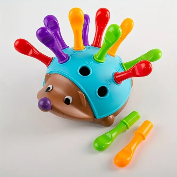 Tidlig uddannelseslegetøj Pindsvintræning med fokus på børns finmotoriske hånd-øje koordination kamp indsat legetøj til børn