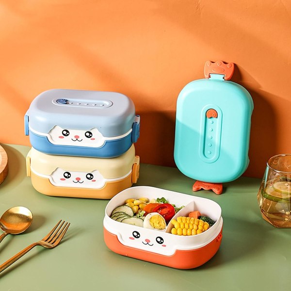 Junior Bento Lunchbox för Barn - BPA-fri - Läckagesäker Lunchbox