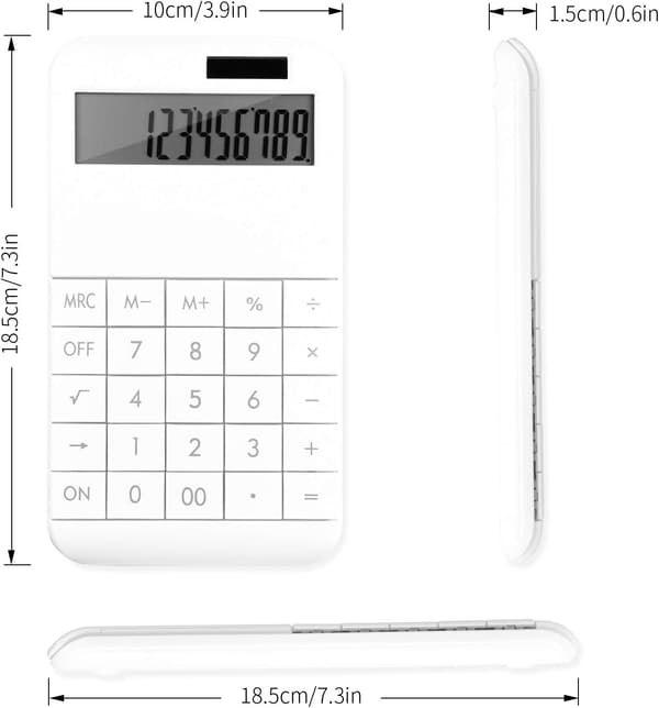 Basic Standard Kalkulator 12 Siffer Skrivebords Kalkulator med L,ZQKLA