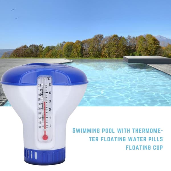 Flytande Pooltermometer Flytande Diffusor, 5 Tum Flytande, ZQKLA