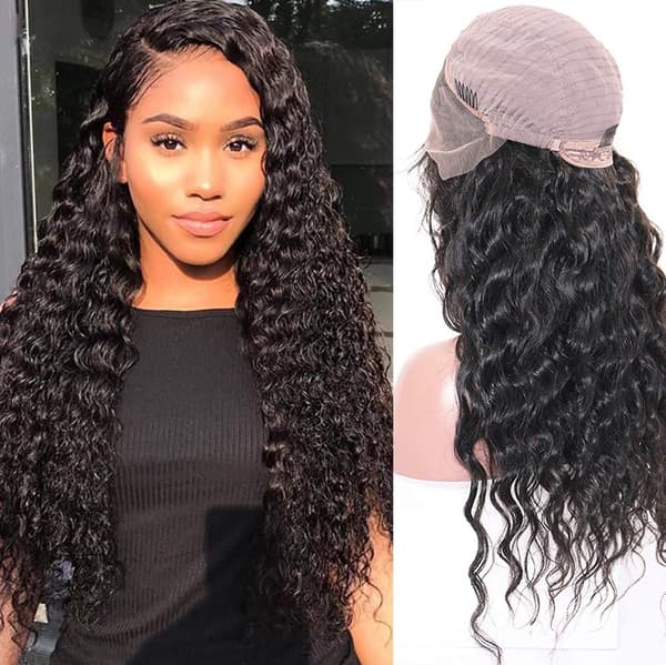 Lace Front Parykker af Ægte Hår til Sorte Kvinder, Lace Frontal Paryk, ZQKLA