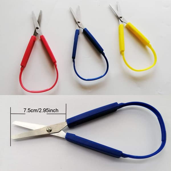 3 Pakke Loop Mini Saks i Rustfritt Stål Adaptiv Design Håndverk S