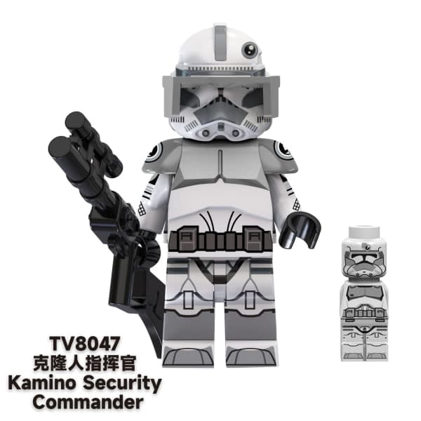 Star Wars Klon Trooper Minifigur Action Byggstenar Leksaker