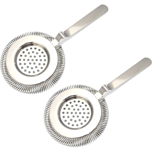 Stainless Steel Cocktail Strainer for Mixing Glass and Shake,ZQKLA