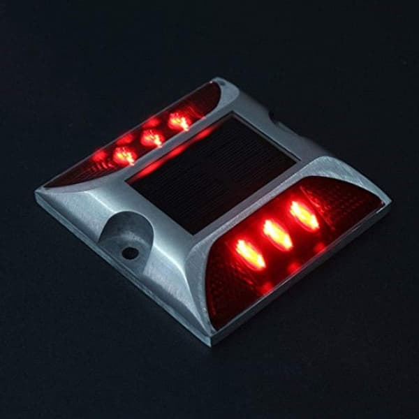 Vejsøm Lampe, Dobbeltsidet Reflektor, Solcellelampe, ZQKLA