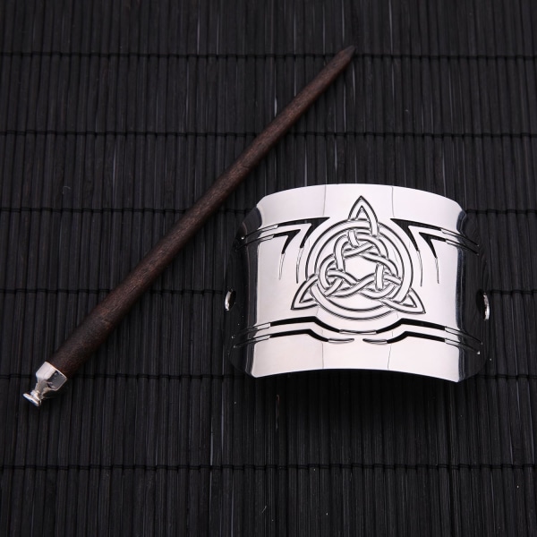 Vintage Triquetra Keltisk Trinity Knude Hårklemmer til Kvinder (,ZQKLA