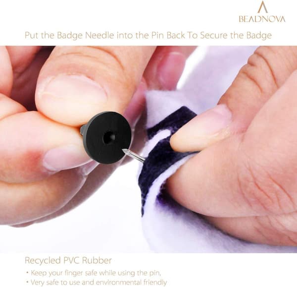 50 Par Slips-Bakker Tie Tacks Blanke Pins med Gummibakker