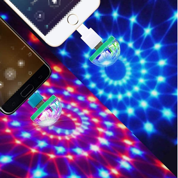 USB Mini Diskotek Lys, Scene DJ Lys, Boolian, Magic Ball L, ZQKLA