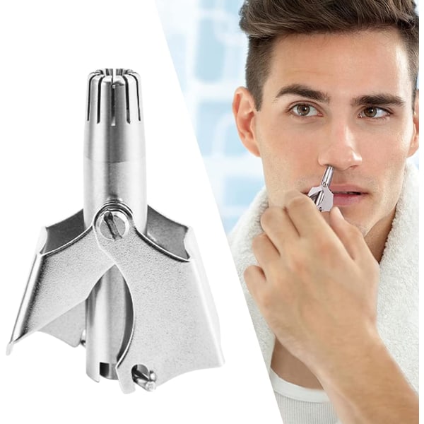 Stainless Steel Manual Nose Hair Trimmer,Nose Hair Trimmer,N,ZQKLA