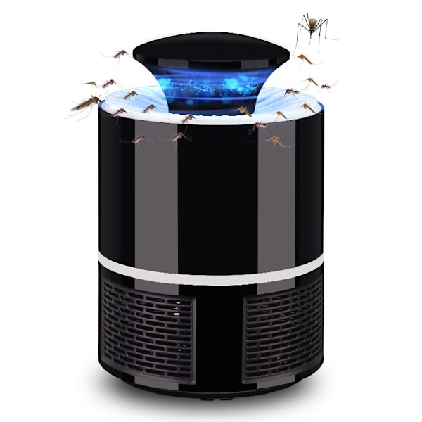 (Svart) Fotokatalytisk Mygglampa Artificiell Mygglampa, ZQKLA