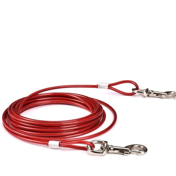 10ft/16ft/33ft - Dog Tie Out Kabel, Hunde Tie Kabel, Animal Tie ,ZQKLA