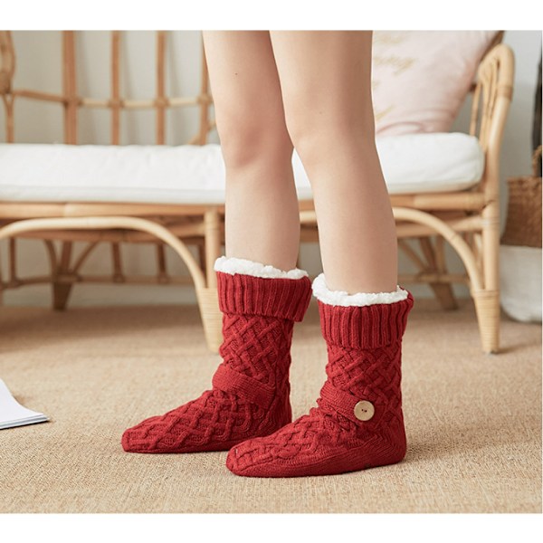 Slippersokker Varme Bløde Sokker Superbløde Fuzzy Sokker Vinter, ZQKLA