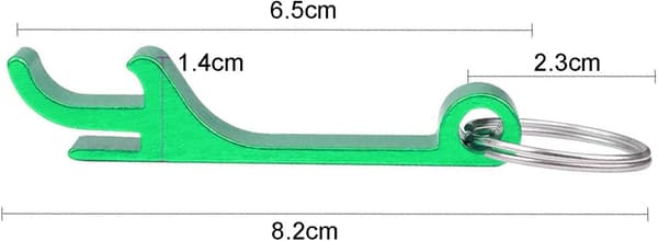 3 kpl Olutpullonavaaja, Pullonavaaja Avaimenperä Pullonavaaja, ZQKLA