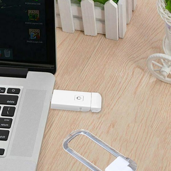Lukuvalo, USB-ladattava lukulampun klipsivalo, ZQKLA