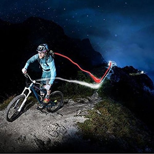 LED Cykellys, Genopladeligt For- og Baglys 4 Lysstyrker, ZQKLA