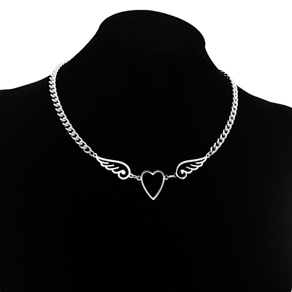 Ängelhjärta Ving Choker Gotisk Indie Y2k Uthållig Pe,ZQKLA