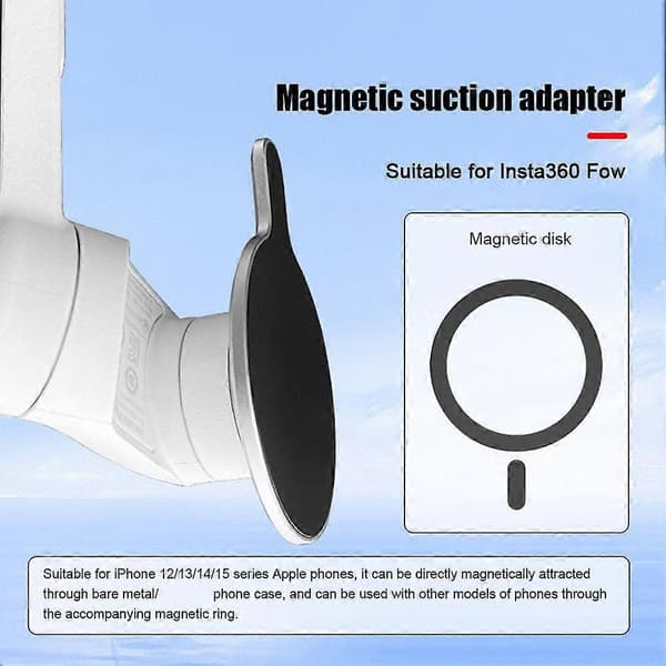 Magnetisk Telefonholder Til Insta360 Flow Magnetisk Adapter Sæde Hånd
