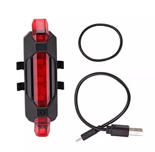 USB-oppladbart sykkellys, foran og bak, ZQKLA