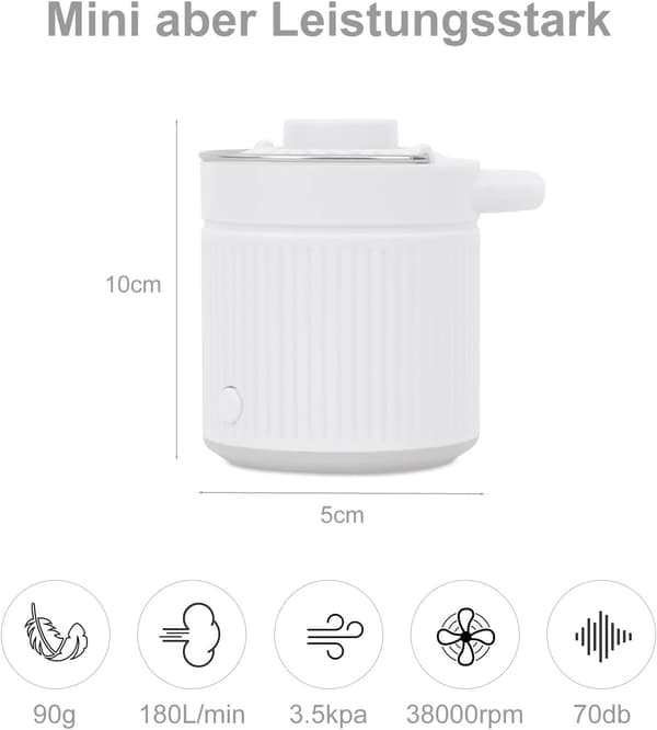 Elektrisk Inflator, Bærbar Multifunktionel Mini Elektrisk Pu, ZQKLA