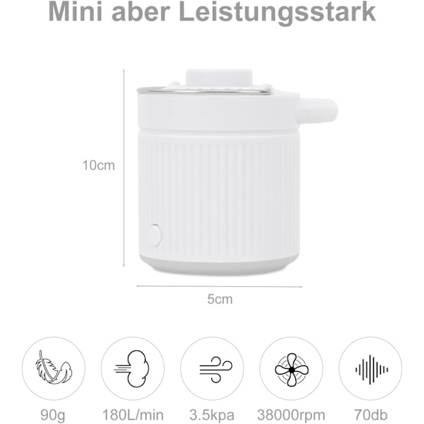 Elektrisk Pumpe, Bærbar Multifunksjonell Mini Elektrisk Pu, ZQKLA