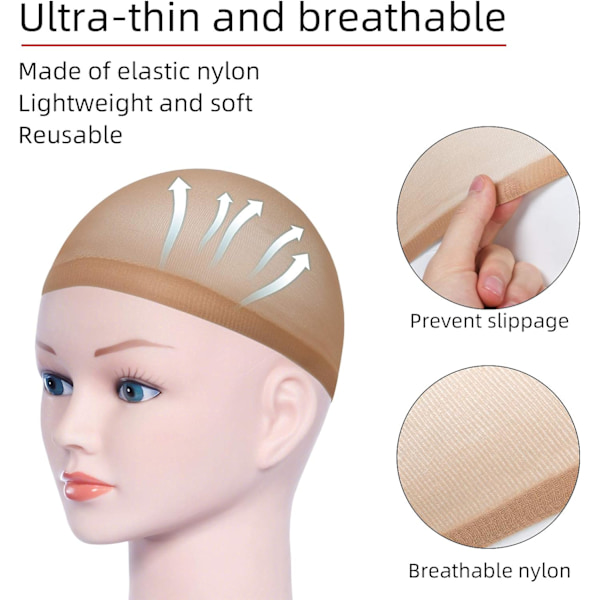 Peruknät, Unisex Peruknät för Män och Kvinnor, ZQKLA