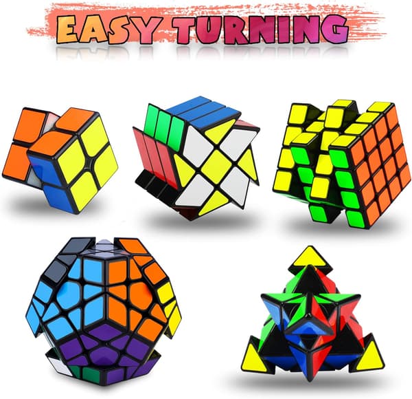 Sæt Puslespil Terning Magic Cube 2x2 4x4 Fenghuolun Puslespil Terning Legetøj Gave