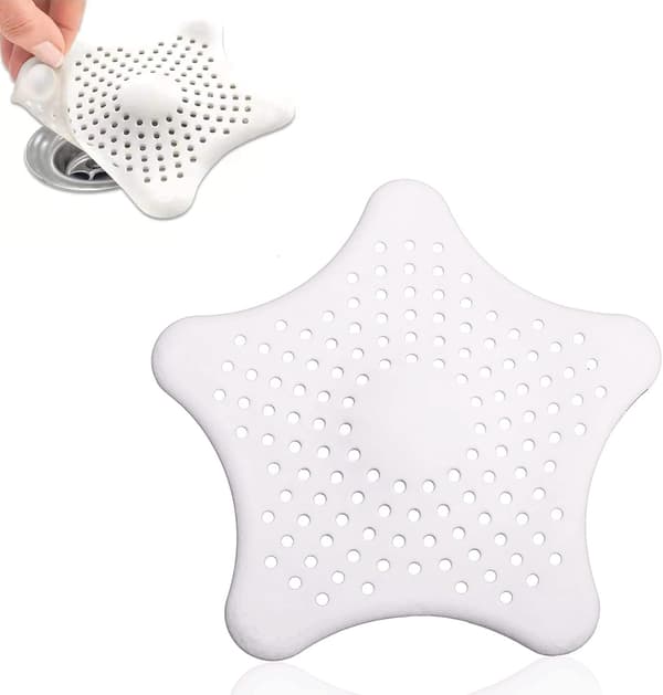 Silikone Vask Filter, Brusebad Hår Filter, Søstjerne Badekar og ,ZQKLA