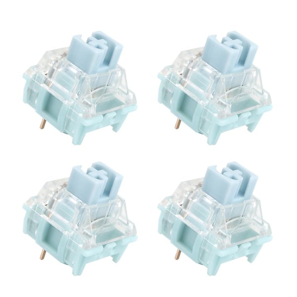 3pin 42g Ttc Silent Bluish White Switches til mekanisk tastatur (10stk)