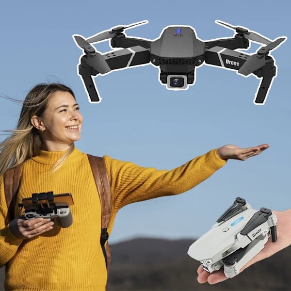 Foldbar Drone 4K med/uden kamera Drone med kamera,su