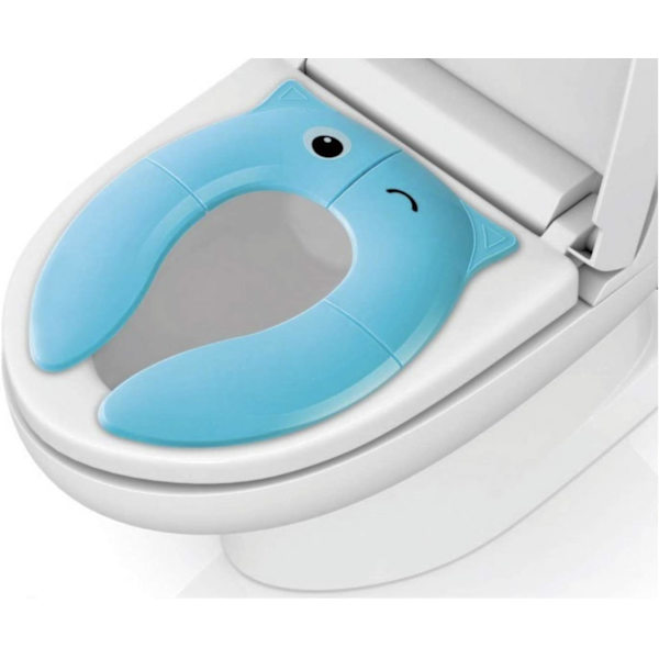 Toilet Pottetræningssædebetræk, Rejsetoilet sæde, Foldbar, ZQKLA
