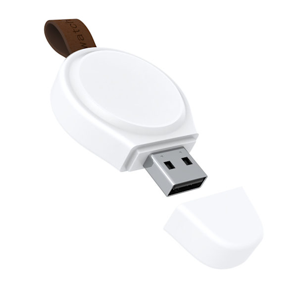 （Hvid）Egnet til Samsung ur oplader bærbar USB magnetisk, ZQKLA