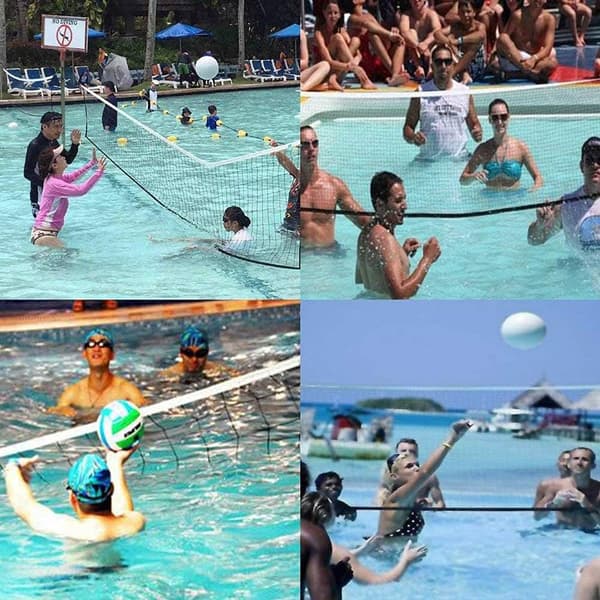 Bärbart Badmintonnät, Justerbart Vikbart Tennis Volleybollnät, ZQKLA