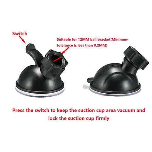 Bilsugerkop Base Holder Mount til Nextbase 112 212 312gw 412gw Dash Cam