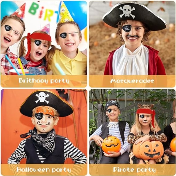 6 delar piratkläder Accessoarer Halloween Dam Vintag,ZQKLA