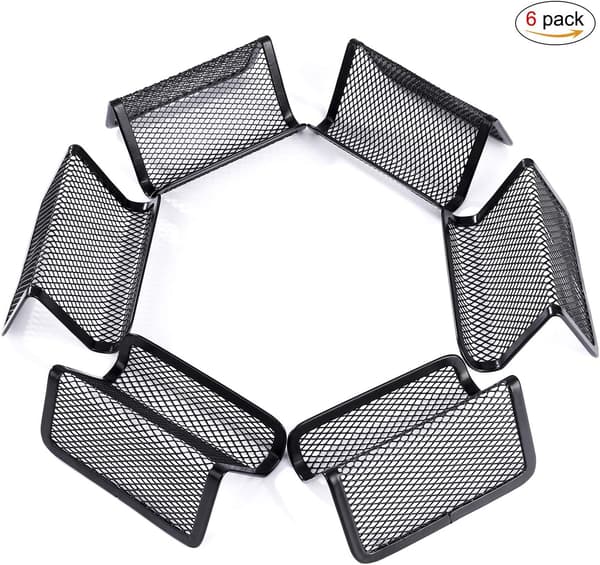 Metal Mesh Visitkort Holder Visitkort Display Stativ, ZQKLA
