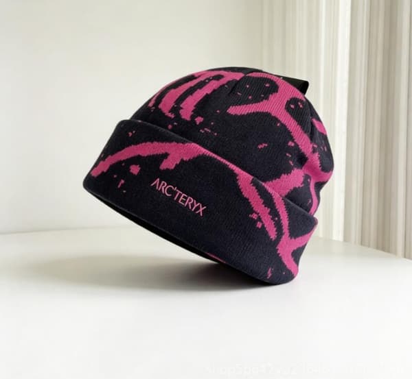 Arc'teryx Grotto Jacquard Stickad Mössa ullmössa rose pink