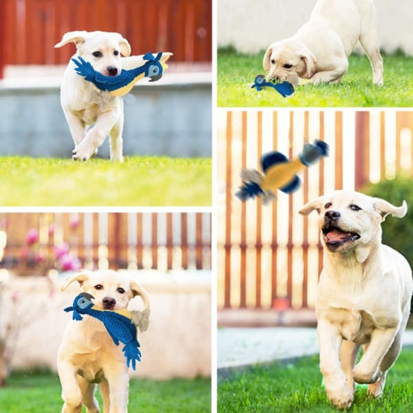 Plush-koira lelu pennuille ja keskikokoisille koirille, Piipaava koirale, ZQKLA