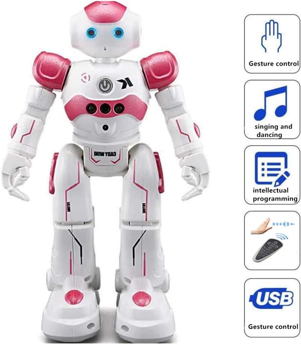 Robotleker Gest-sensing Smart Robotleke for Jenter Kan Synge, ZQKLA