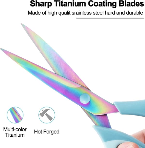 Håndværkssaks, All Purpose Sharp Titanium Blades Shears, Ru,ZQKLA