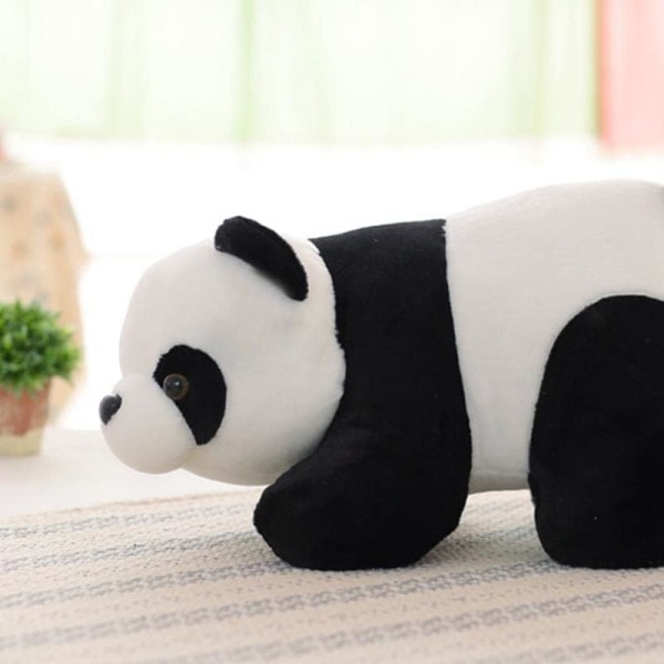 Onnea tuova pullea panda -nukke, söpö lemmikki jättiläispanda pehmolelu
