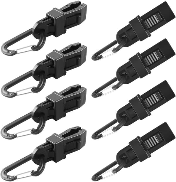8 Stykker Telttarp Klips Heavy Duty Camping Teltt Klips Heavy D,ZQKLA