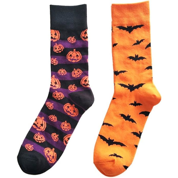 Herr Halloween Pumpor Fladdermöss Roliga Crew Längd Vardagliga, ZQKLA