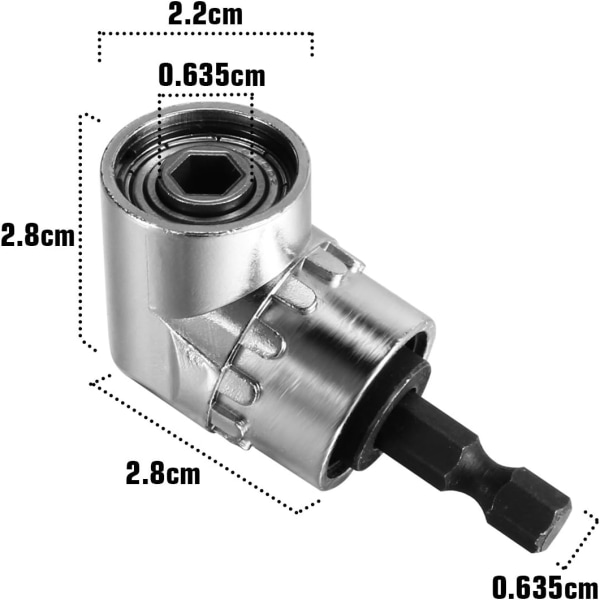 Skrutrekkeradapterholder 105 graders multifunksjon Høyre An,ZQKLA