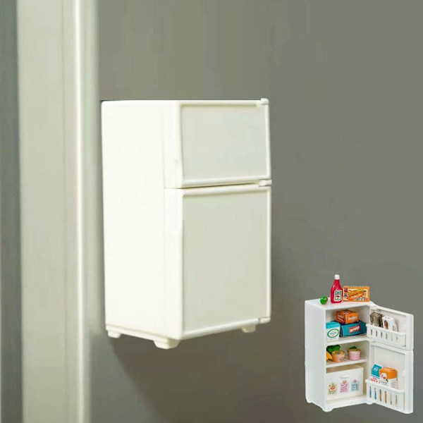 Unika Mini Kylskåpsmagneter, Roliga Söta Miniatyrkylskåp M