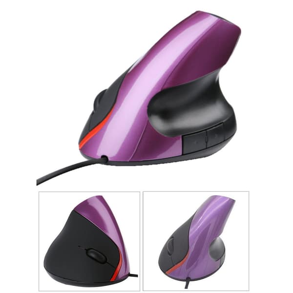 Universal 1600DPI USB2.0 5 knapper stående kablet mus PC/computer tilbehør la